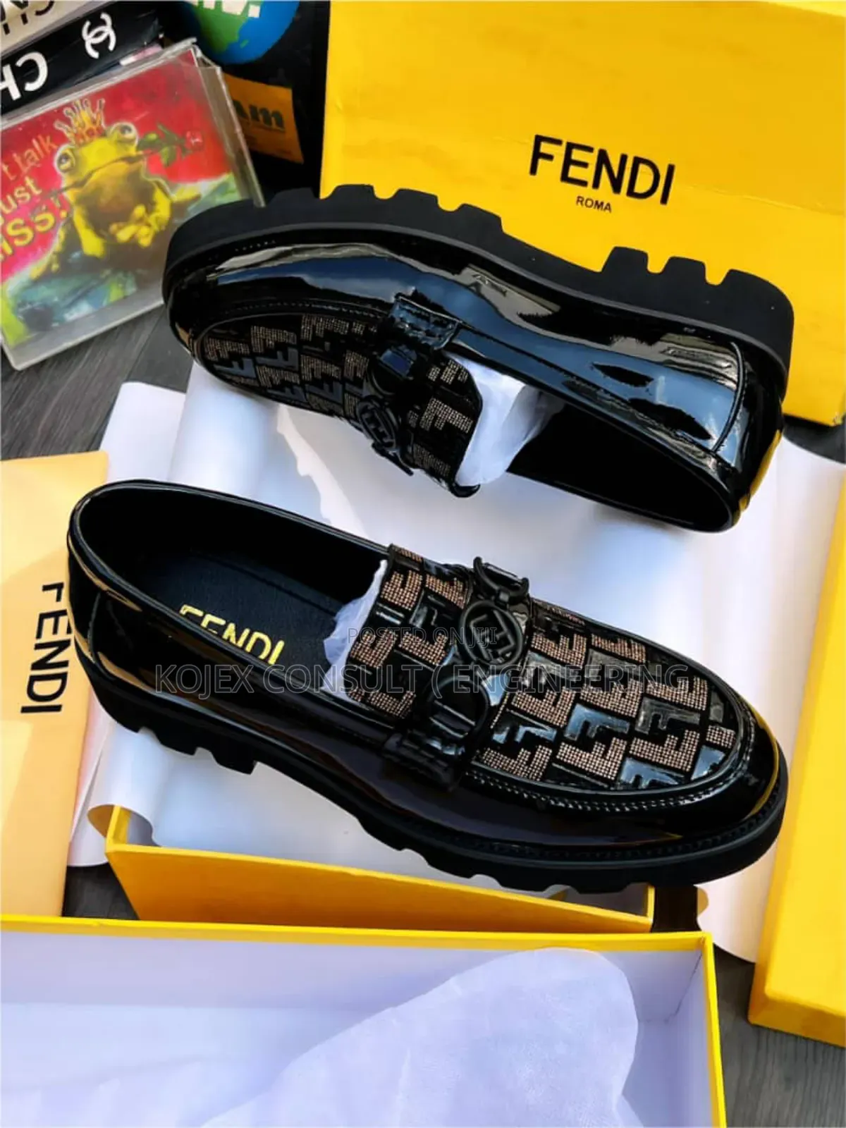 Luxury Fendi Roma Loafers