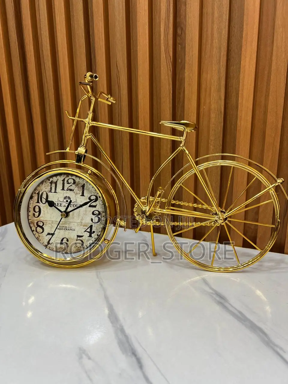TREK BICYCLE CLOCK . Endearing Decor/Gift Set.
