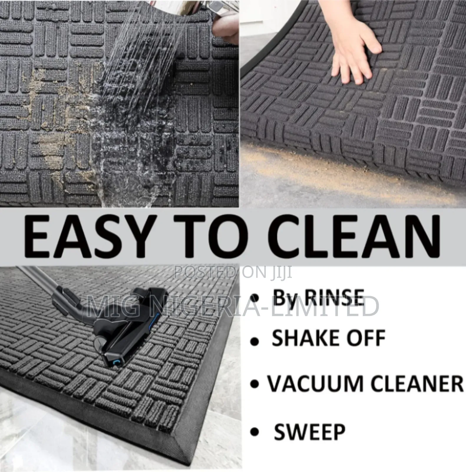 Large Rubber Absorbed Entrance Mat 120cmx180cm