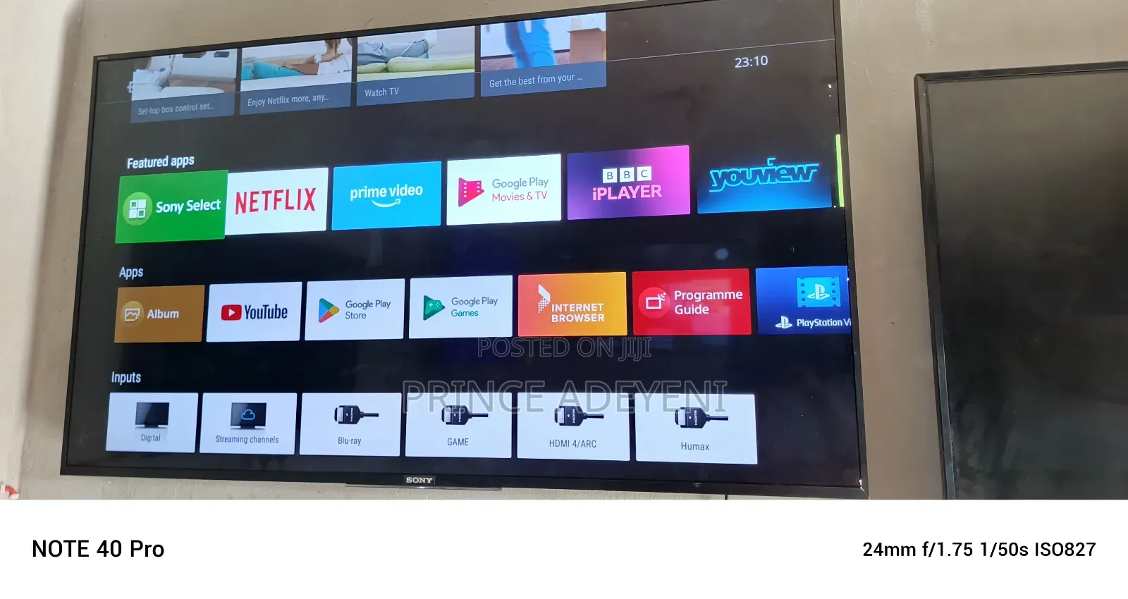 55" Hdr10+ Sony Android Smart Tv