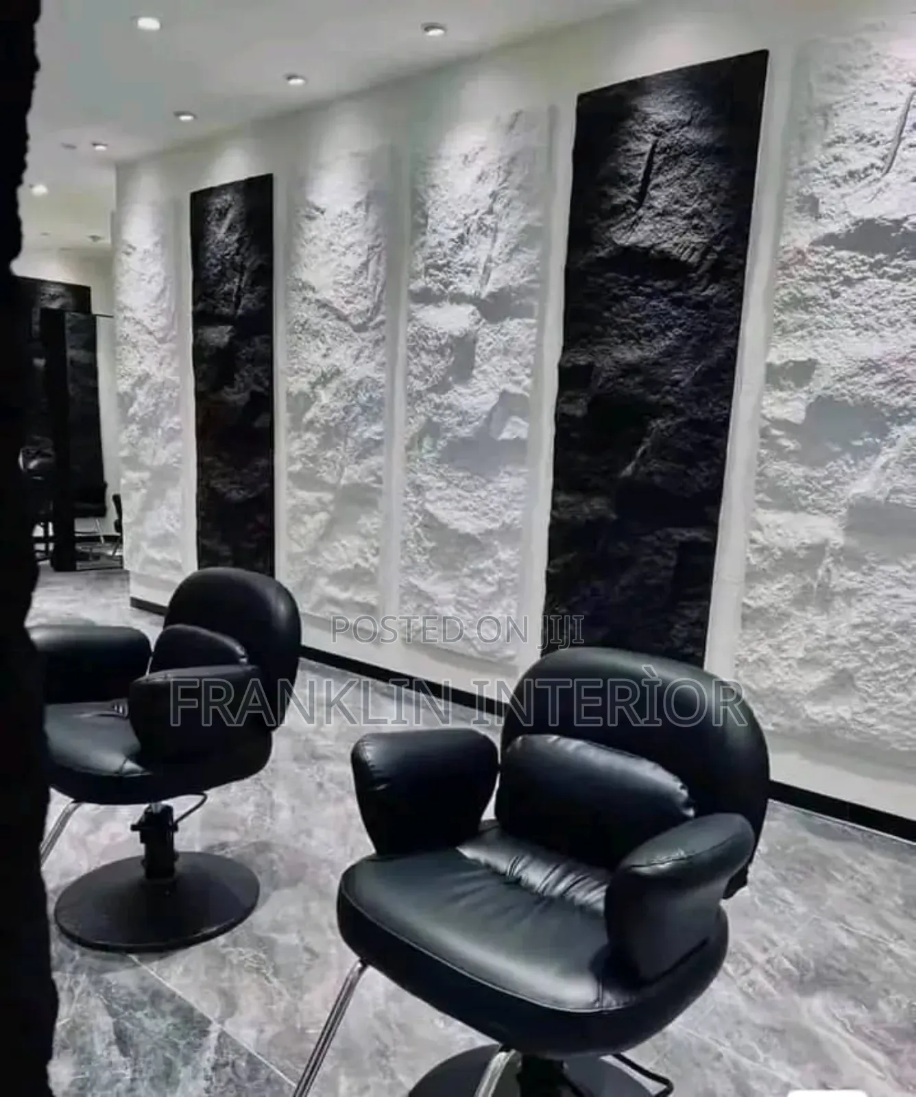 Elegant Office Wall Decor With Pu Stones