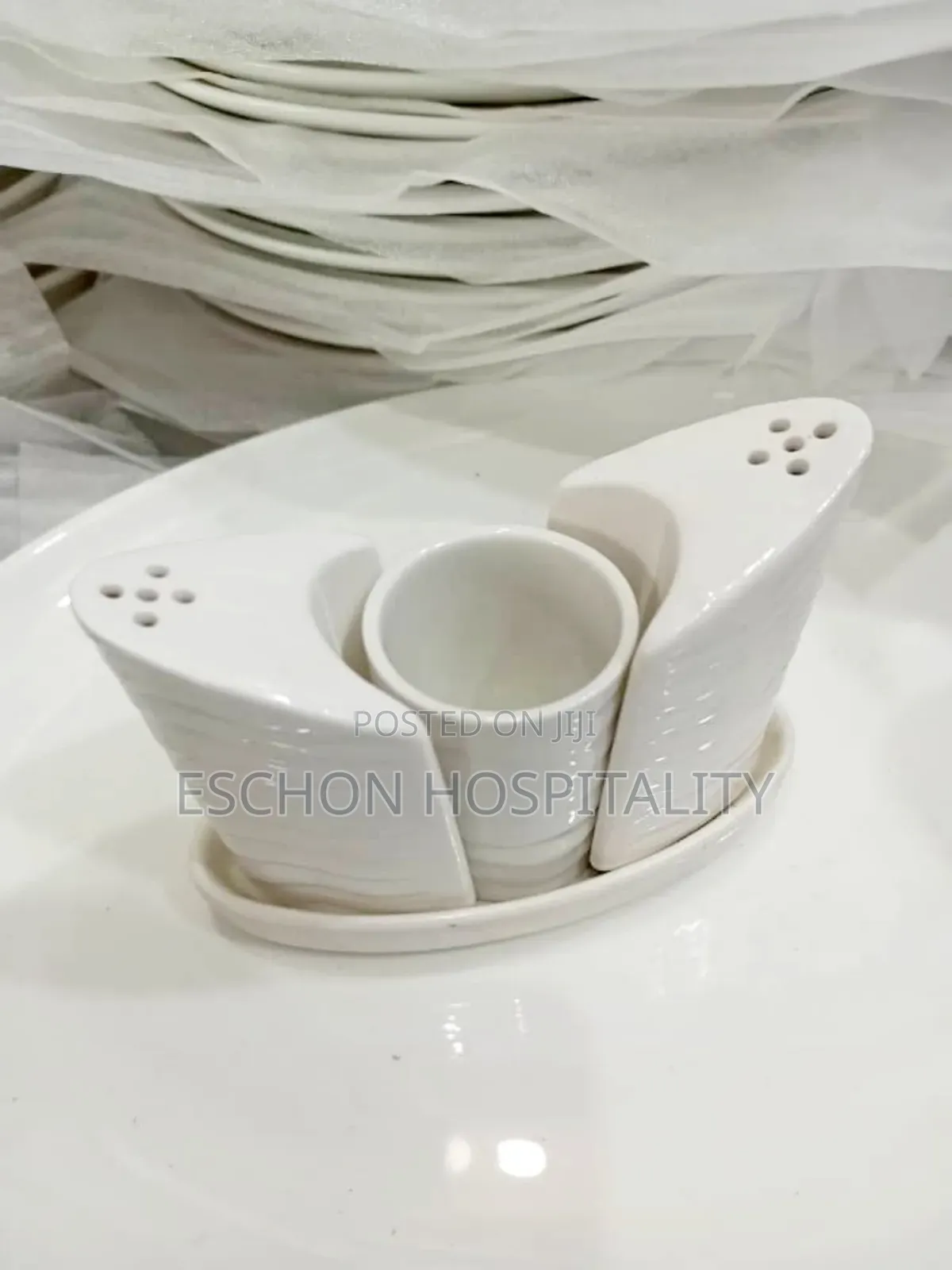Salt , Pepper Shaker With Toothpick Holder