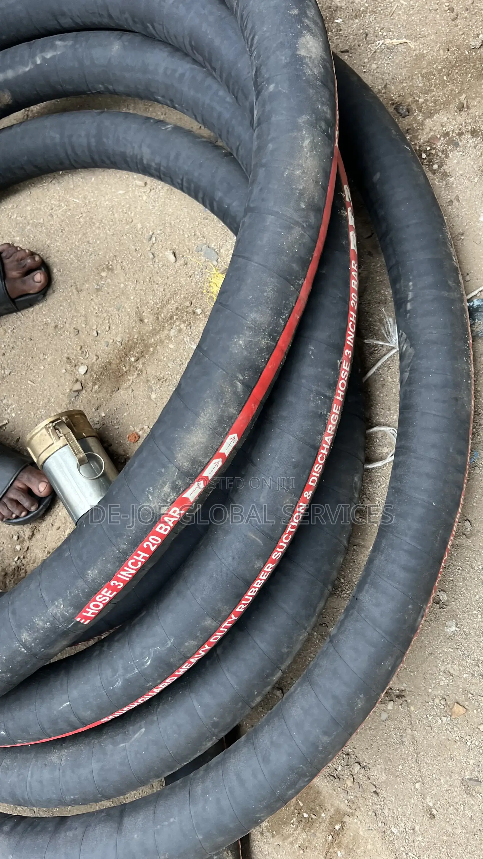 Heavy Duty Rubber Suction and Discharge Hose 3inchesx20bar