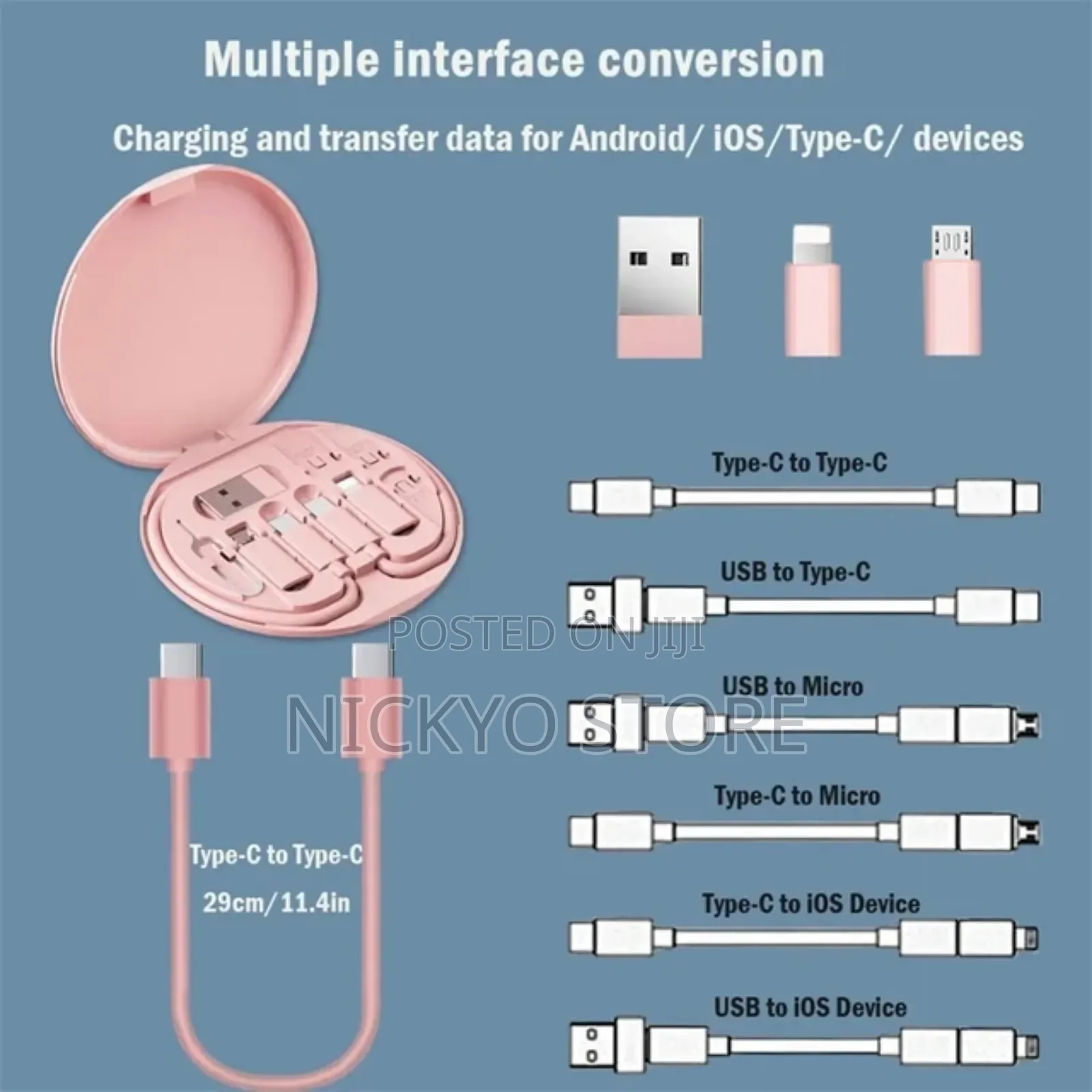 Micro Usb to Lighting Fast Charging Phone Cable
