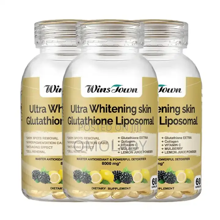 Ultra Whitening Skin Capsules With Liposomal Glutathione