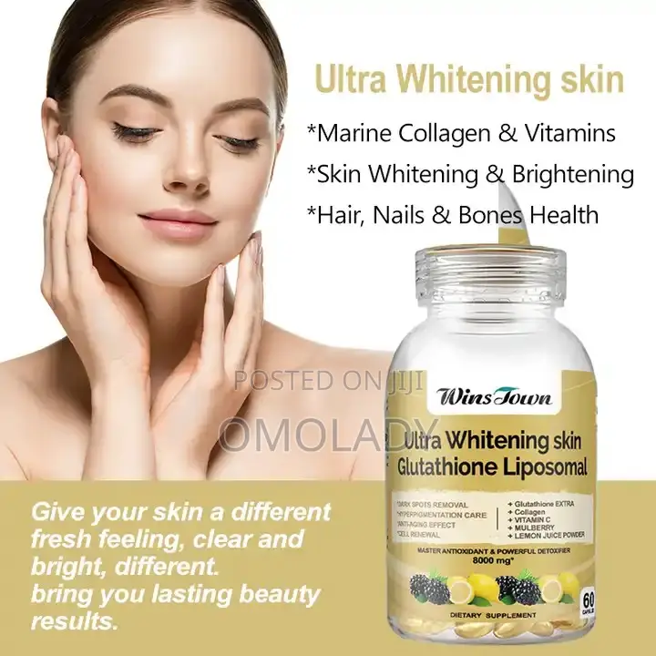 Ultra Whitening Skin Capsules With Liposomal Glutathione