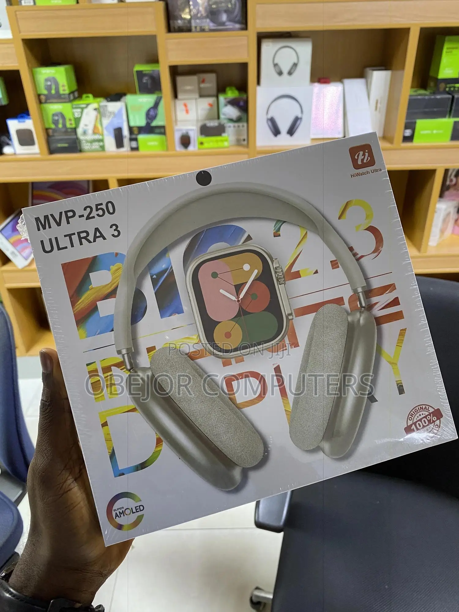 Hiwatch MVP-250 Ultra 3 Headphone and Smartwatch Combo