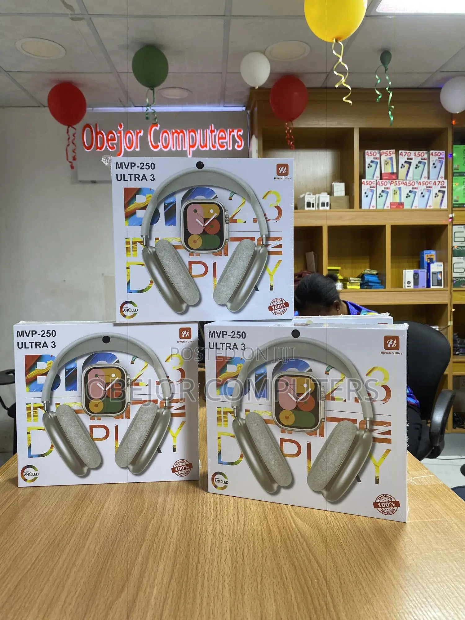 Hiwatch MVP-250 Ultra 3 Headphone and Smartwatch Combo