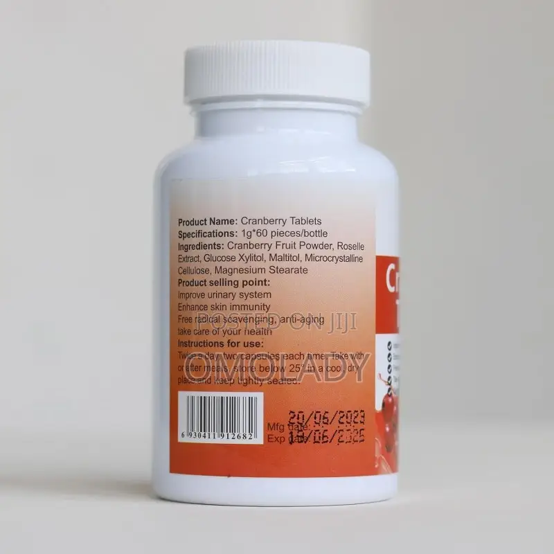 Cranberry Tablet With Vitamin C,Support Urinary Tract Health