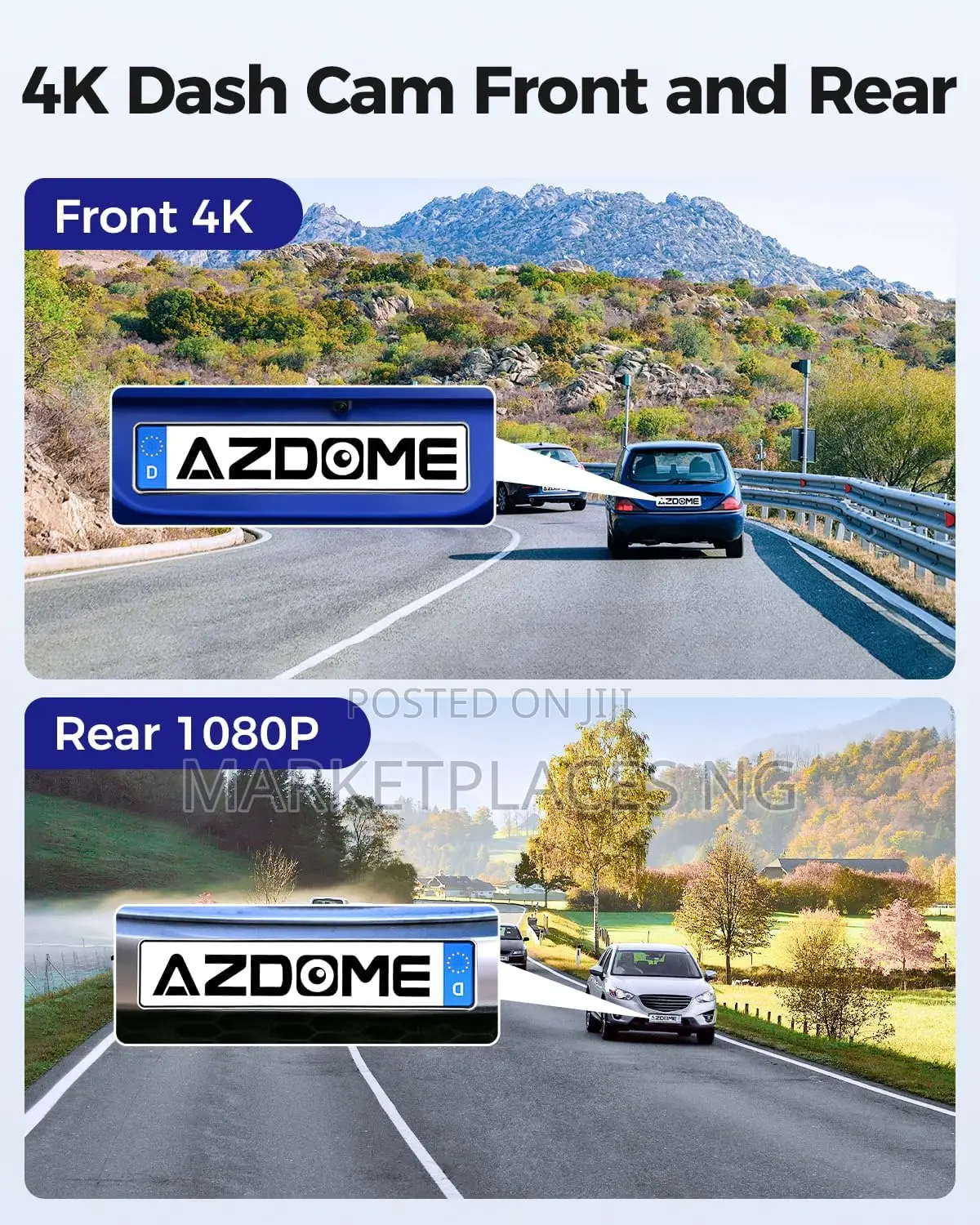 AZDOME M300S Wifi Dash Cam