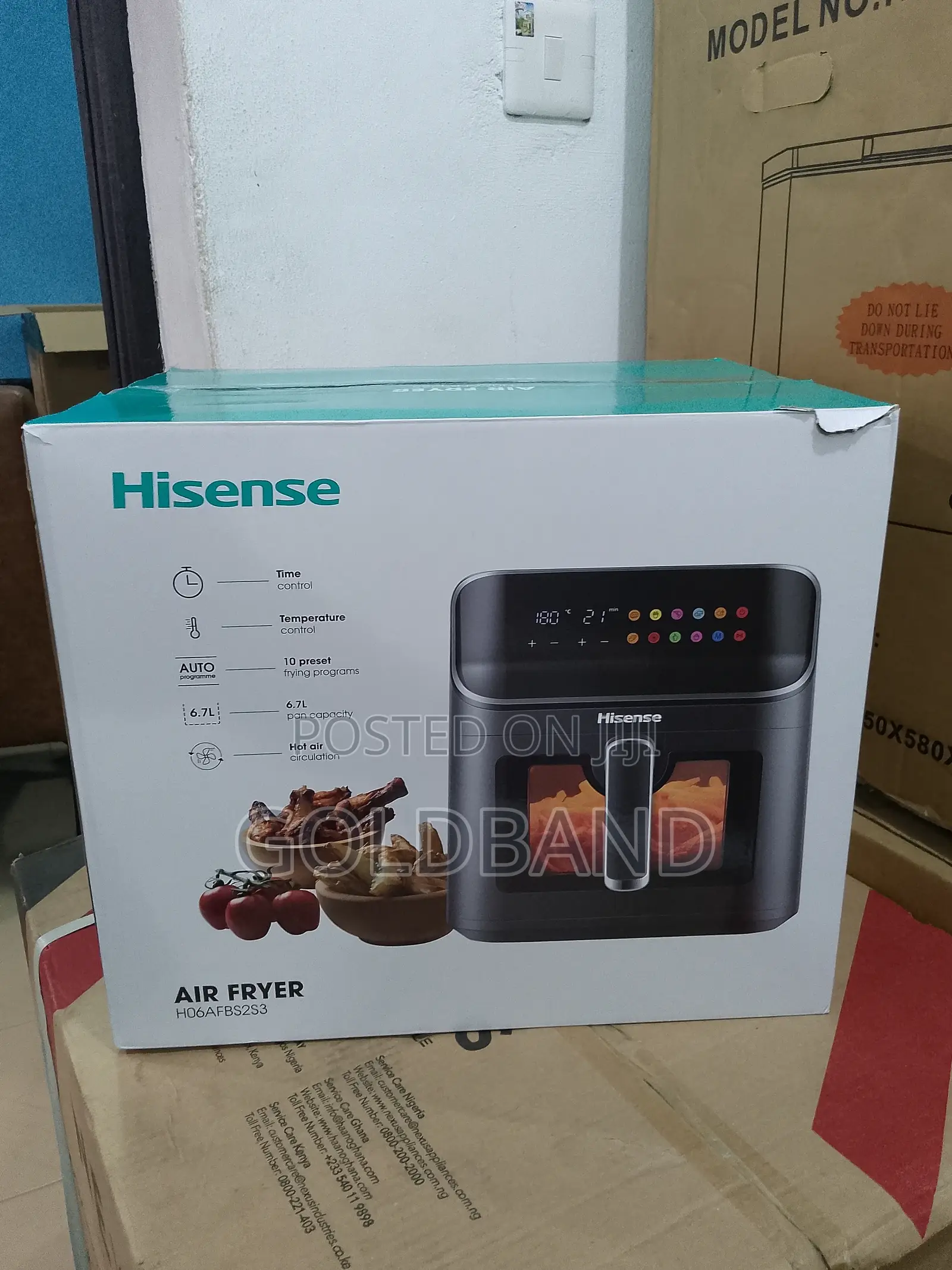 Hisense 6.7L Meal Made Easy Air Fryer (H06afbs2s3)