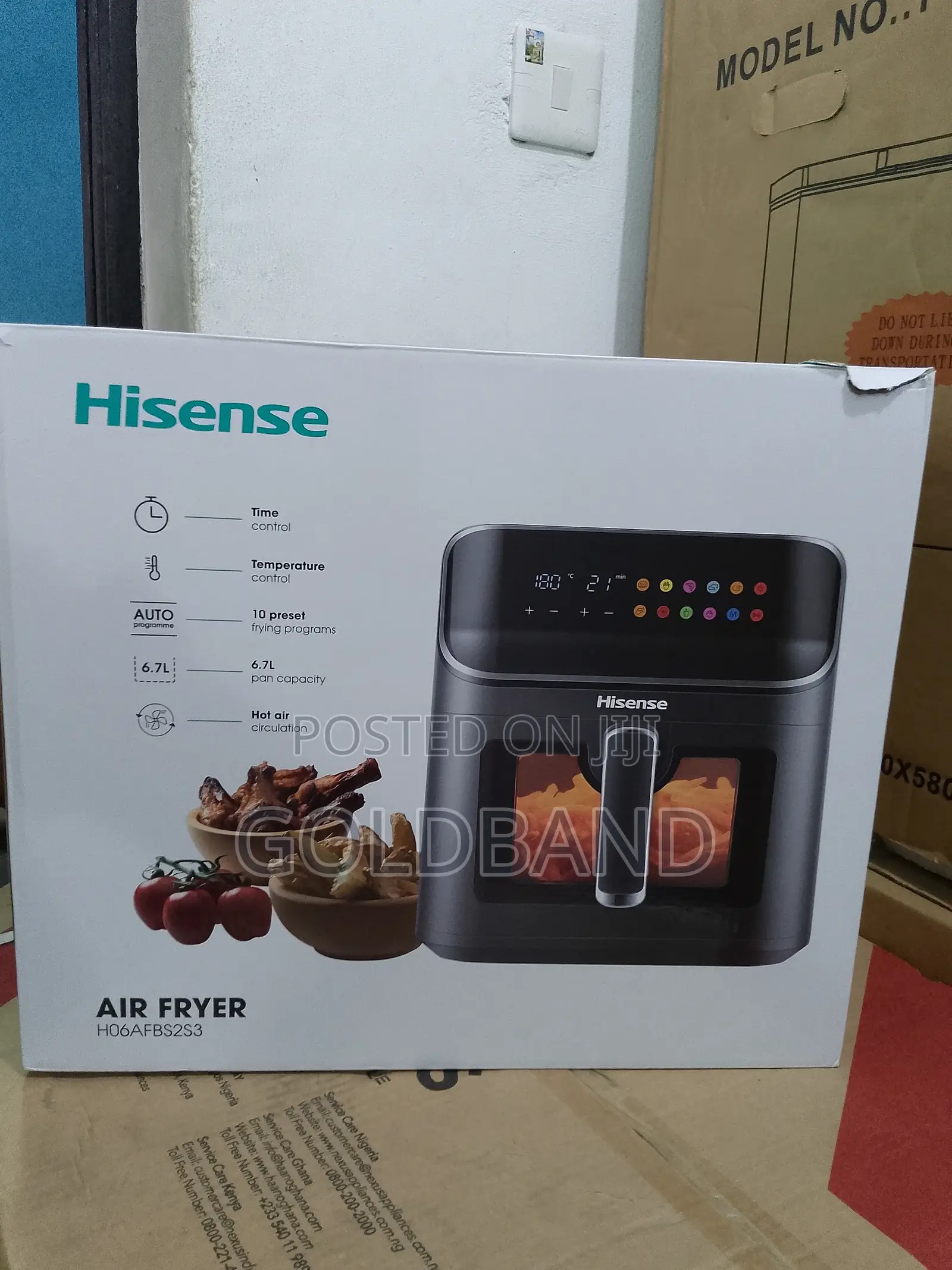Hisense 6.7L Delicious PRO Air Fryer (H06afbs2s3)