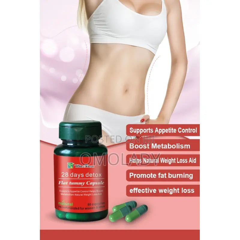 28 Days Detox Flat Tummy Capsules,60 Count