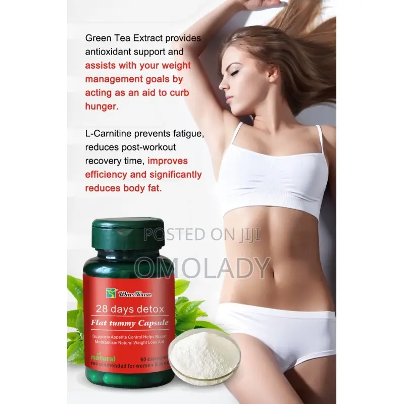 28 Days Detox Flat Tummy Capsules,60 Count
