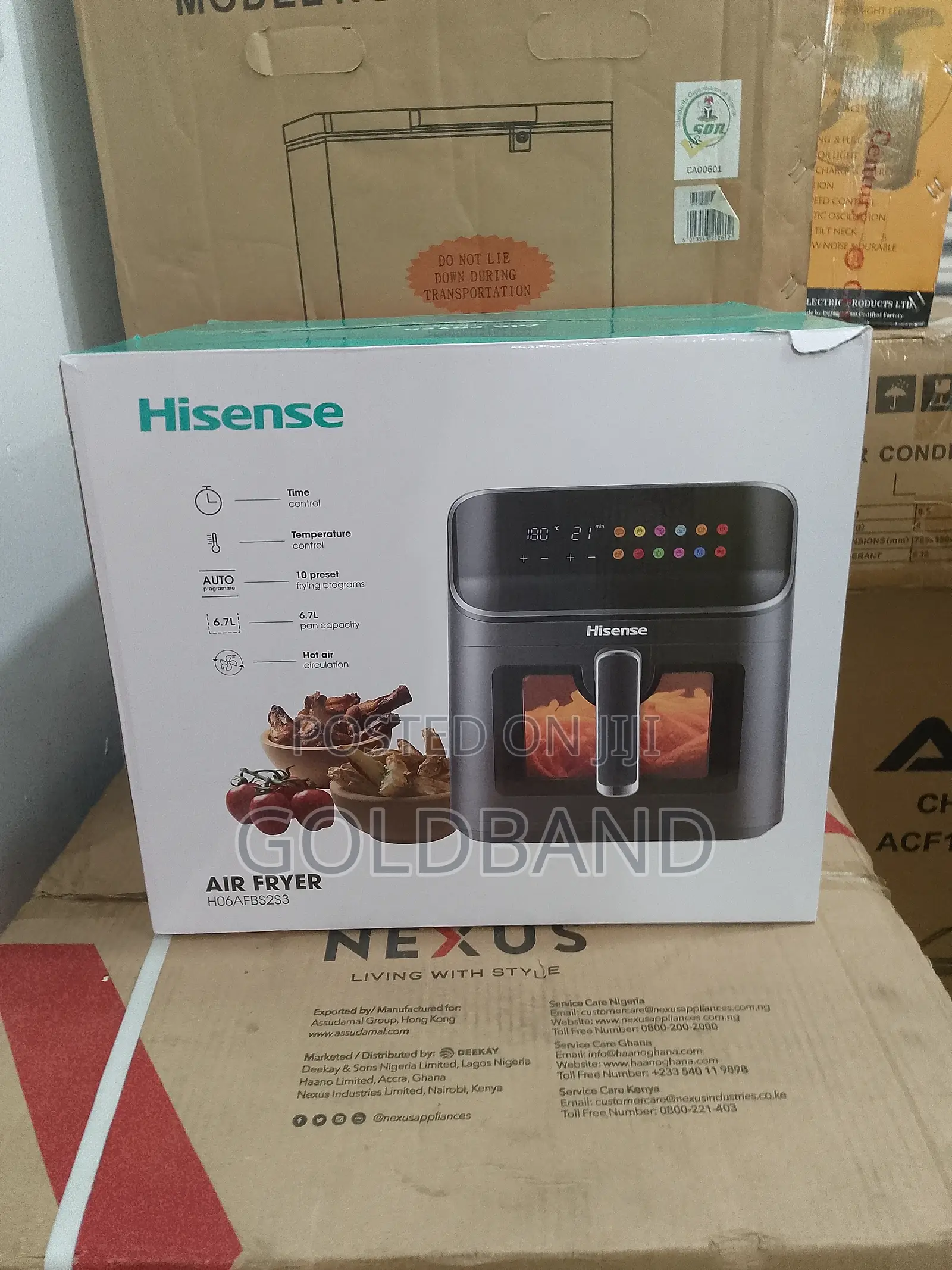 Hisense 6.7L Culinary Delight Air Fryer (H06afbs2s3)