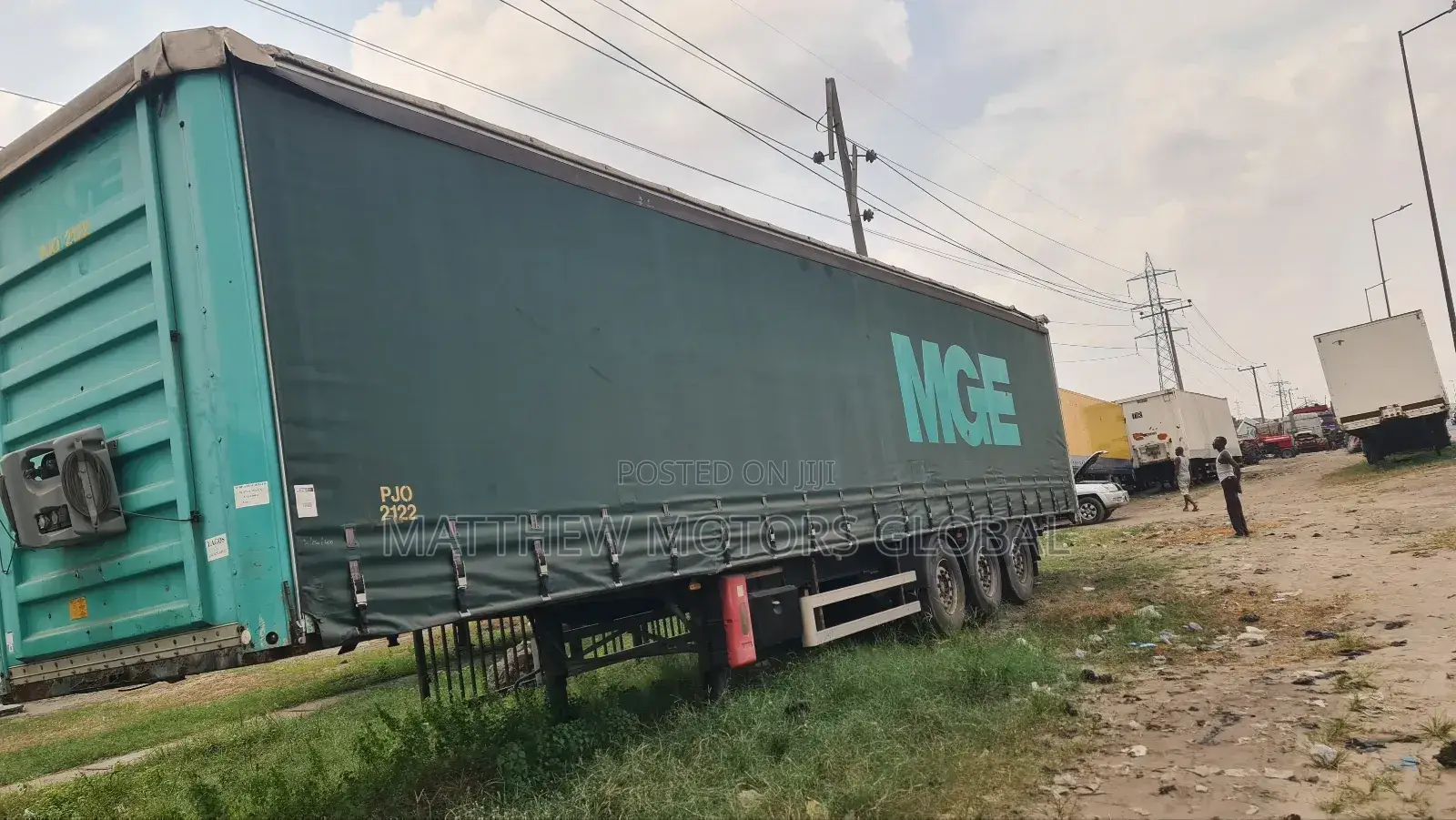 Foreign Used 40 Feet Tarpaulin Body