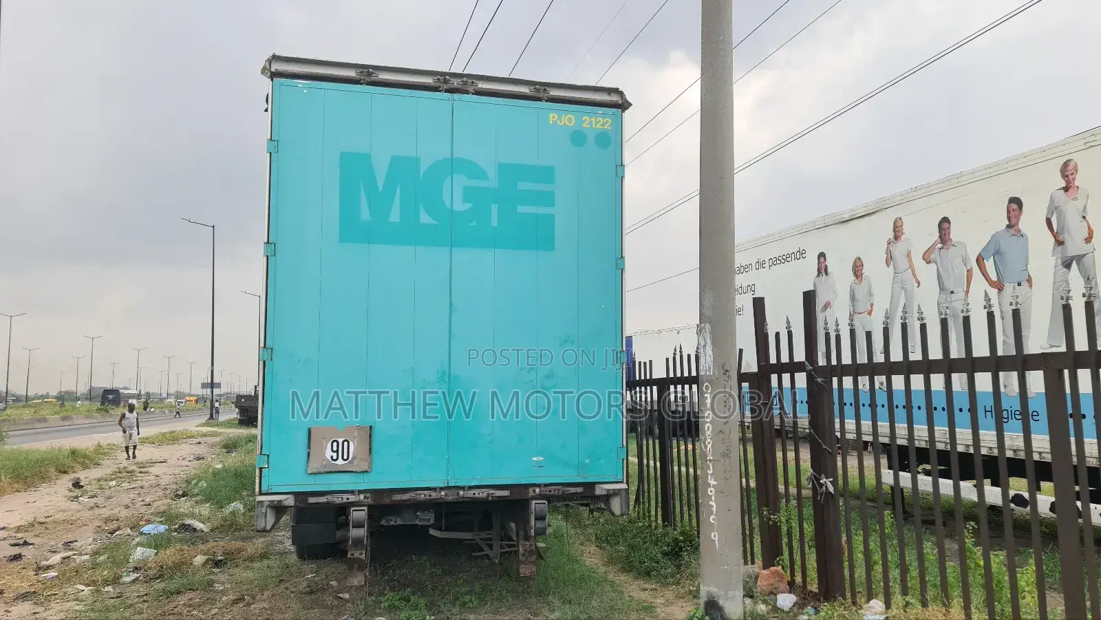 Foreign Used 40 Feet Tarpaulin Body