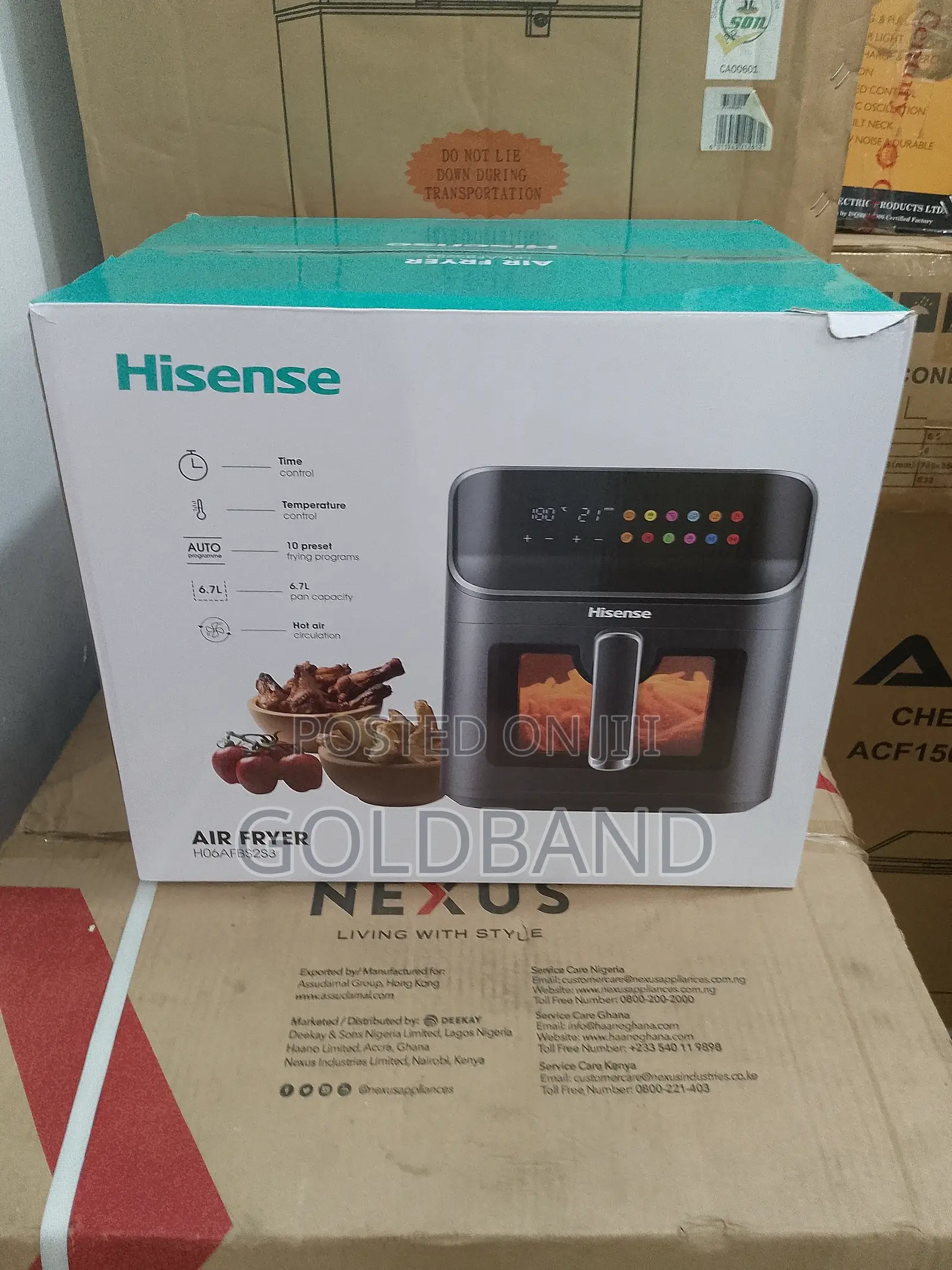 Hisense 6.7L Energy Saving Air Fryer (H06afbs2s3)