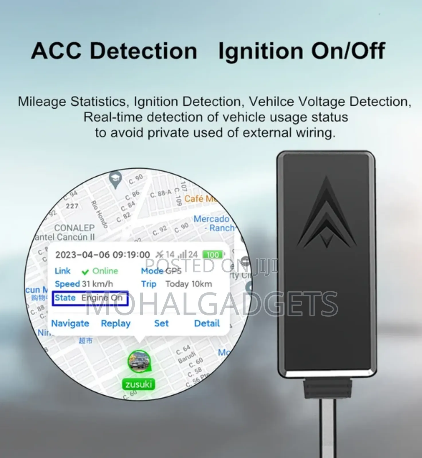 Car GPS Tracker(4g + Disable and Enable Engine)