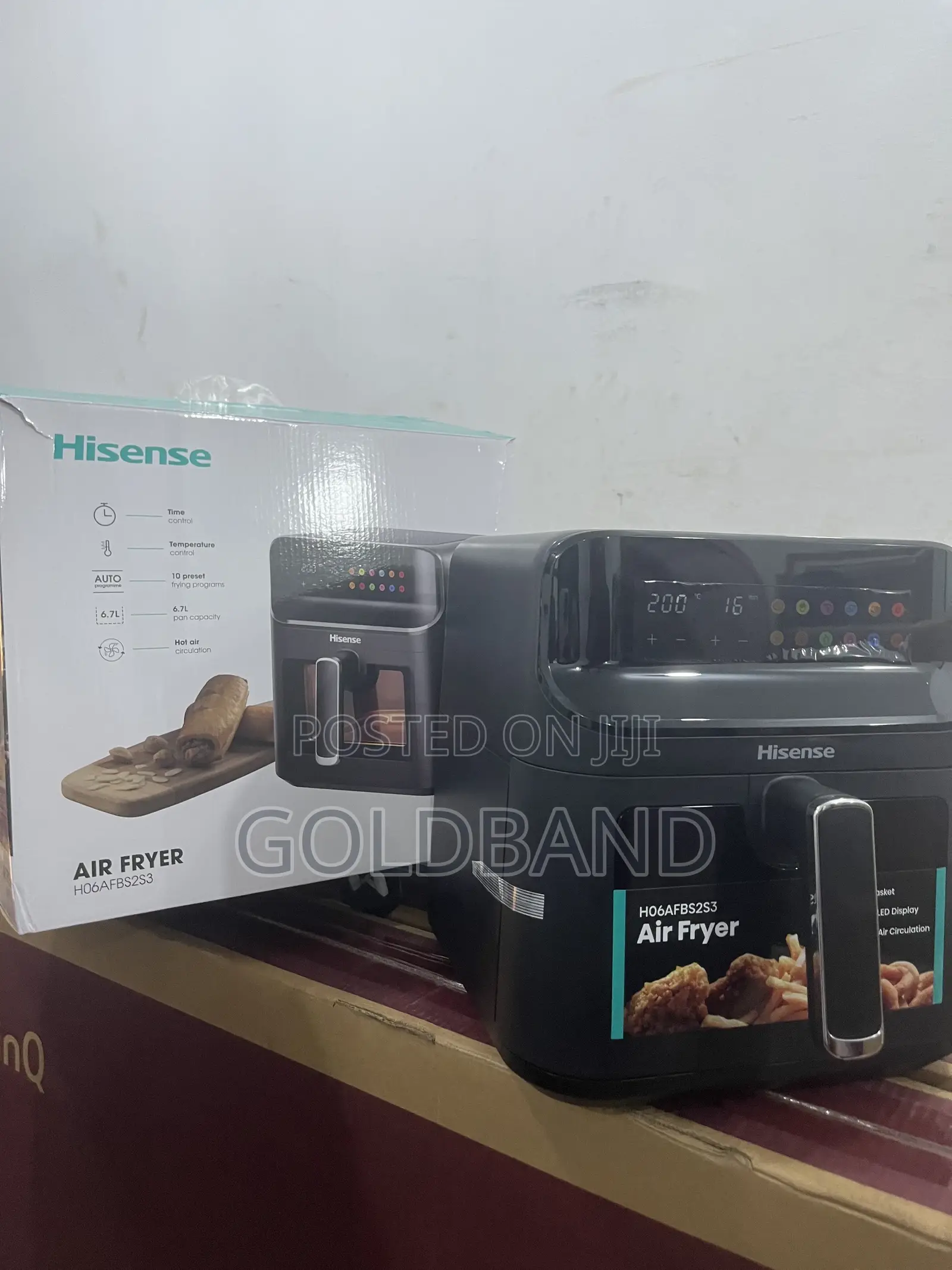 Hisense 6.7L Quick Frying Air Fryer (H06afbs2s3)
