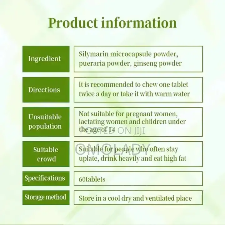 Silymarin Pueraria Liver Health Tablets