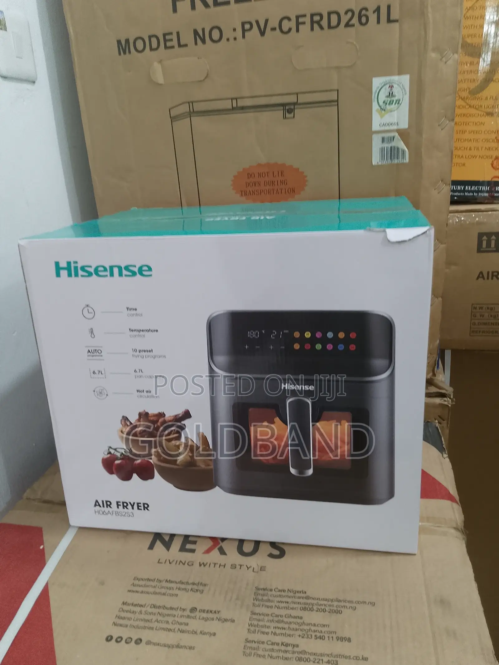 Hisense 6.7L Effort-Less Air Fryer (H06afbs2s3)