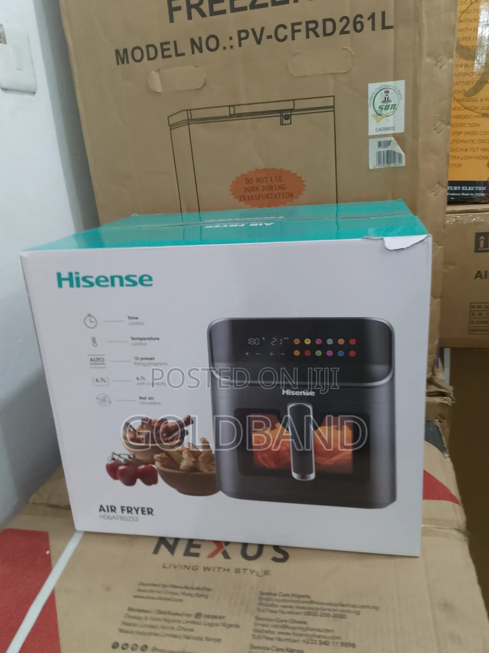 Hisense 6.7L Space-Saving Air Fryer (H06afbs2s3)