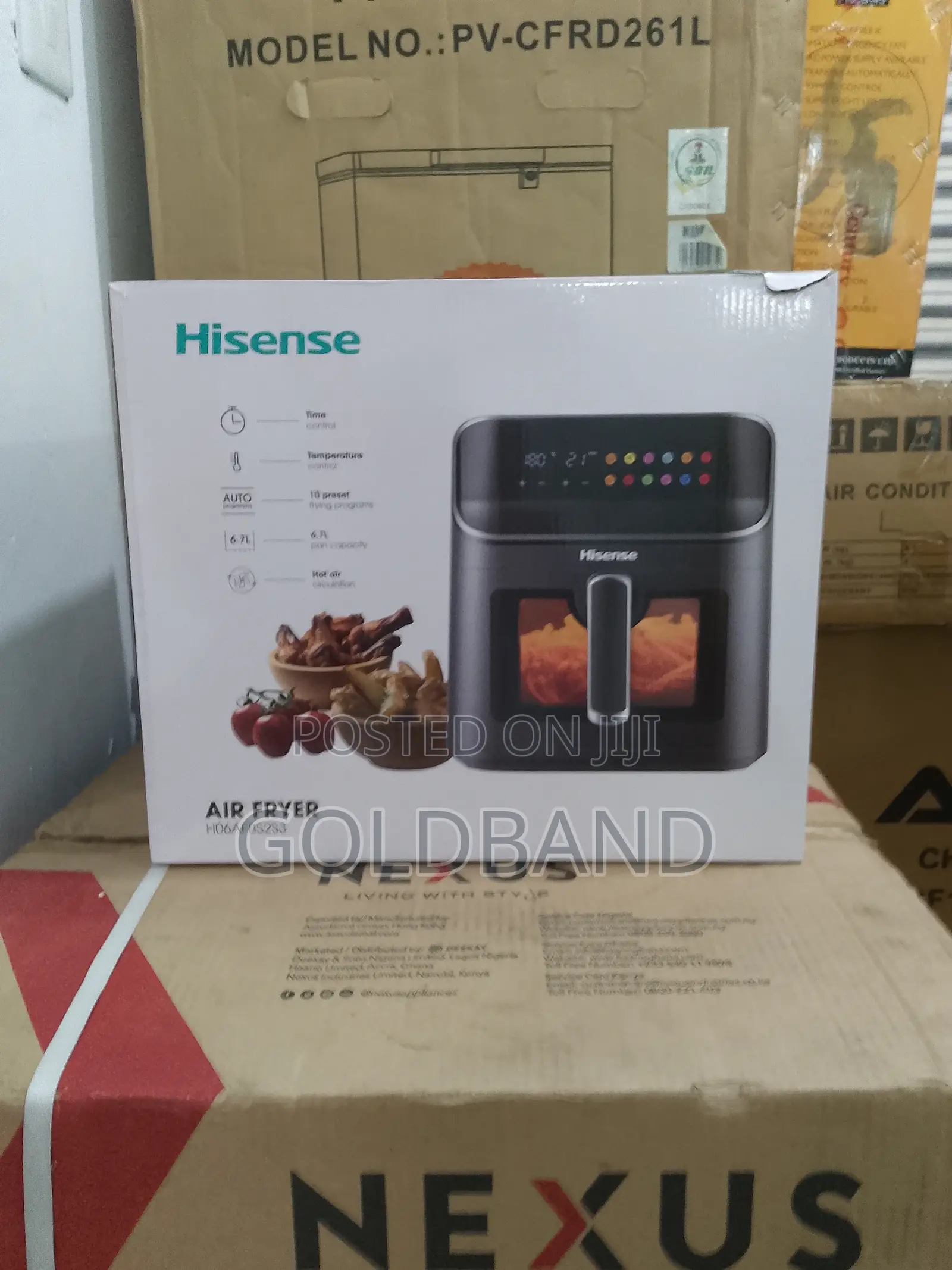 Hisense 6.7L Convection Cooking Air Fryer (H06afbs2s3)