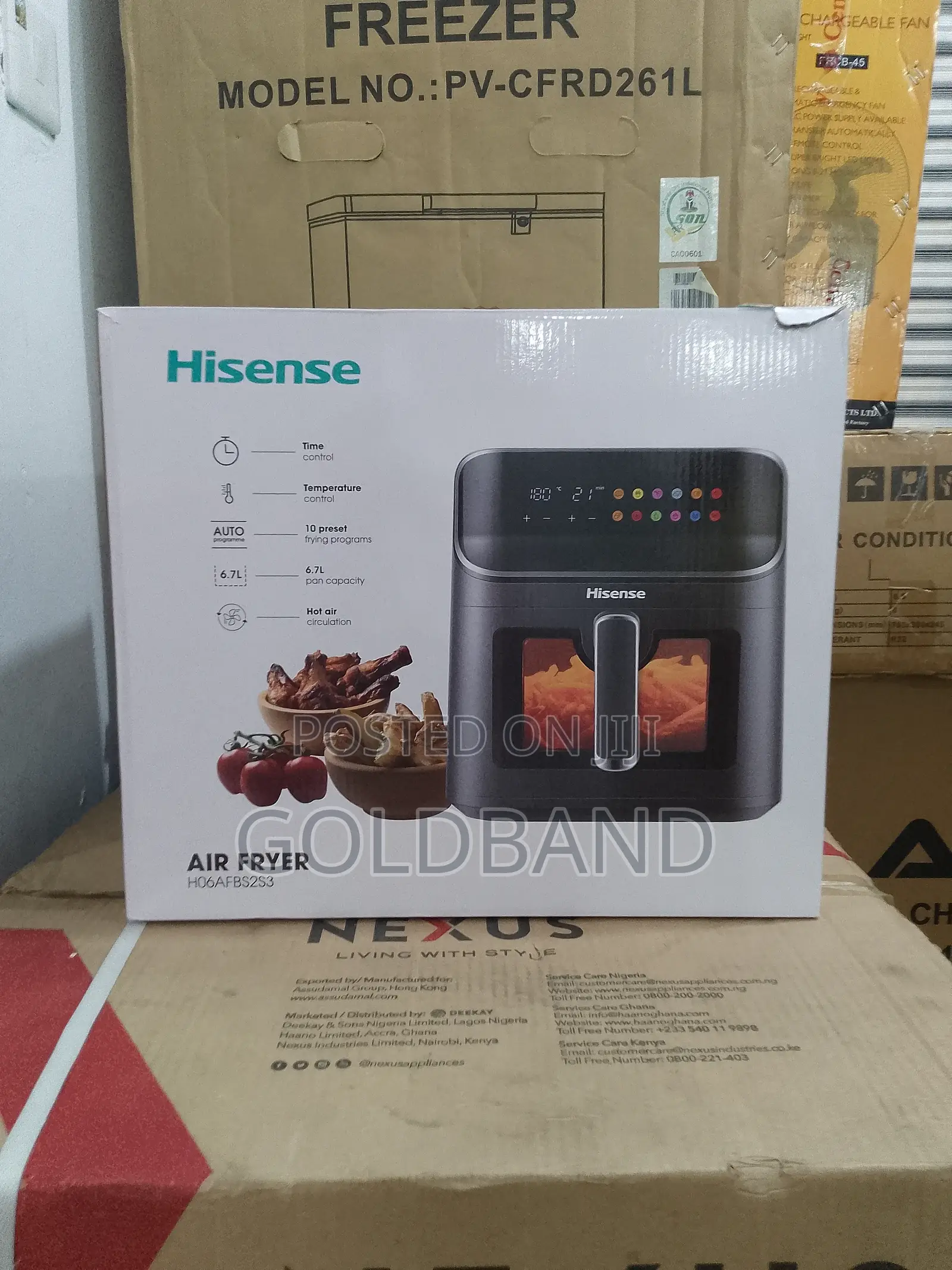 Hisense 6.7L App-Controlled Air Fryer (H06afbs2s3)