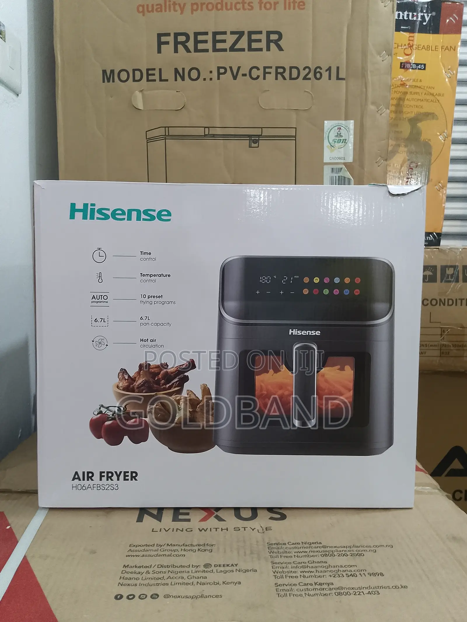 Hisense 6.7L Certified Air Fryer (H06afbs2s3)