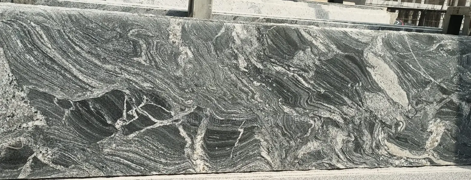 Water Wave Grey Marble Slab