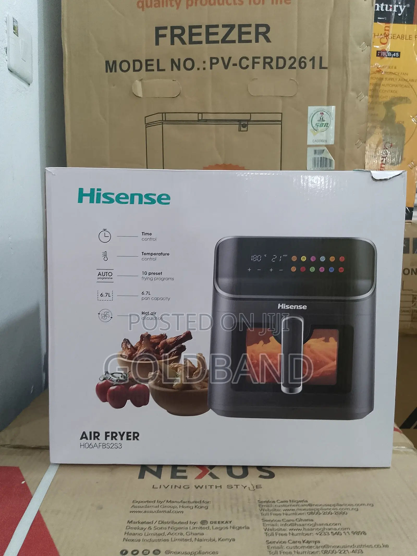 Hisense 6.7L Healthy Cooking Air Fryer (H06afbs2s3)