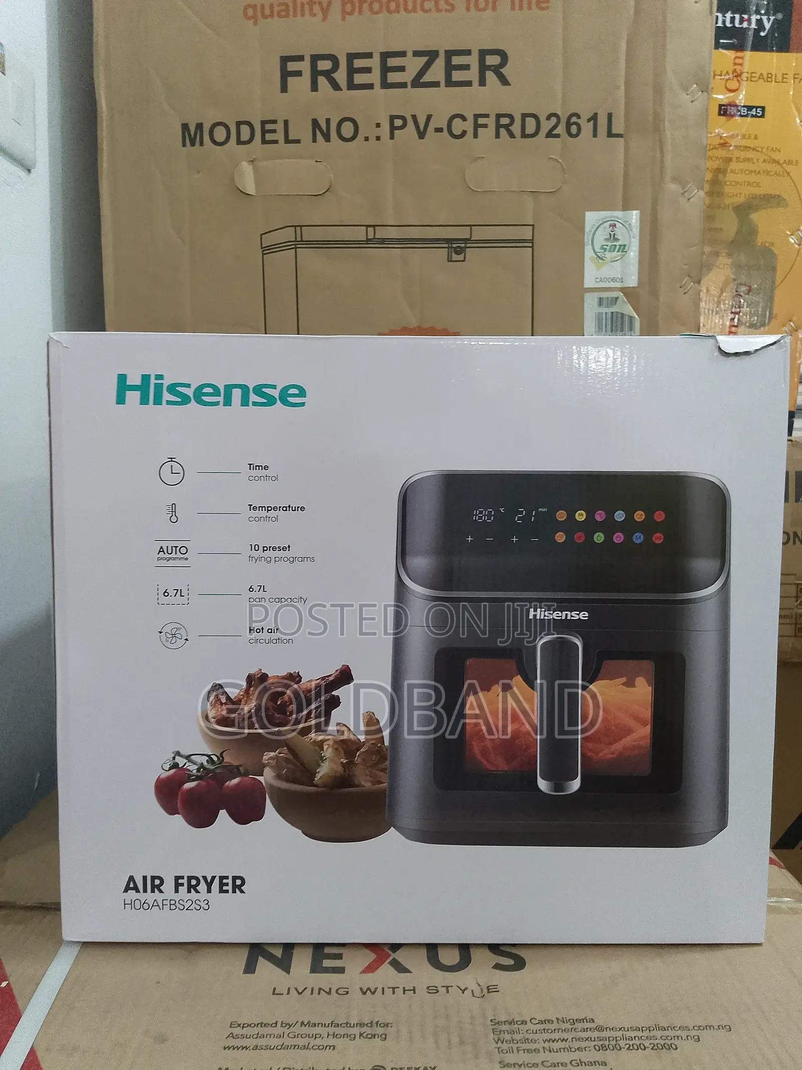 Hisense 6.7L Cooking Strenght Air Fryer (H06afbs2s3)