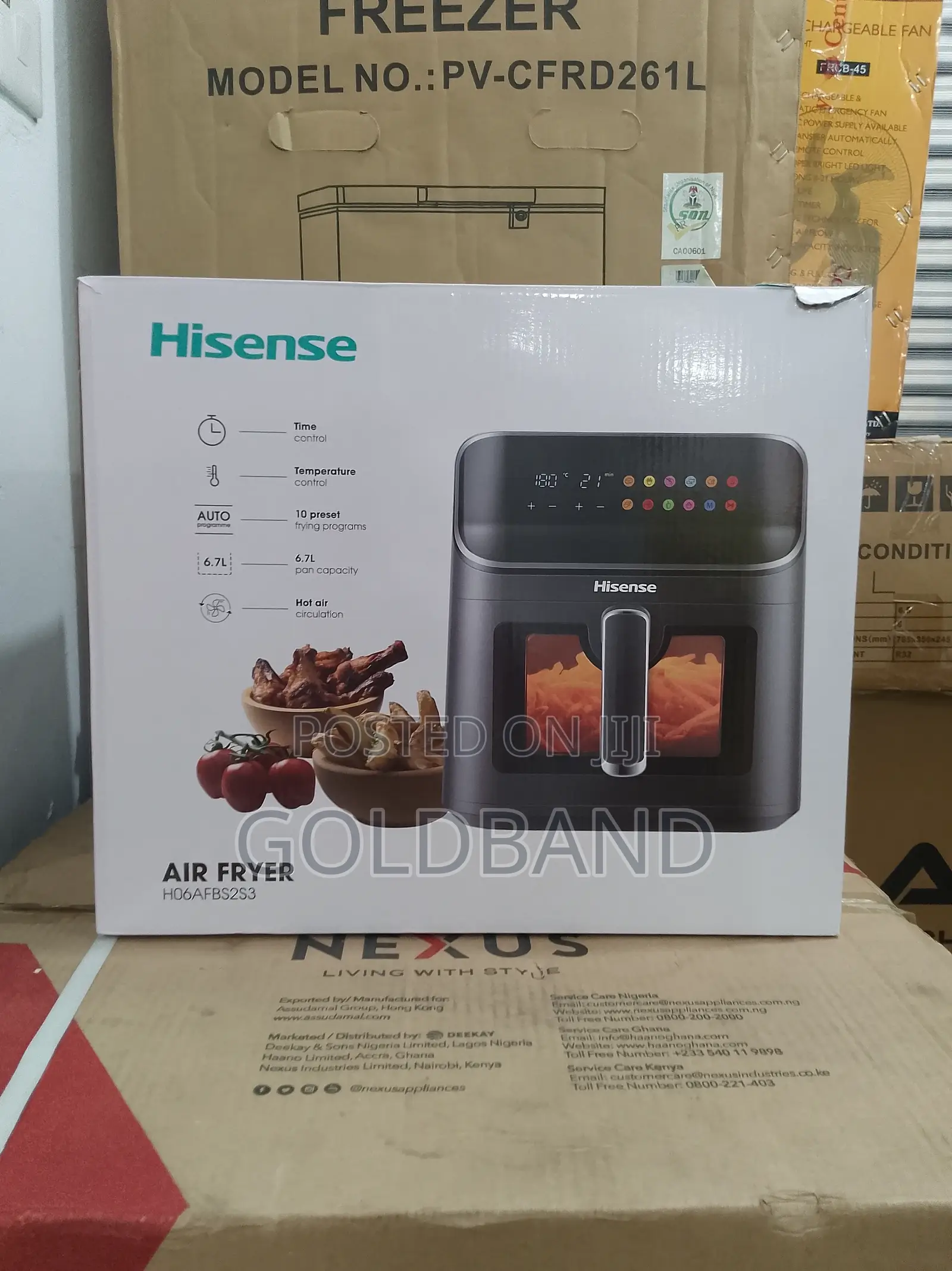 Hisense 6.7L Efficient Air Fryer (H06afbs2s3)