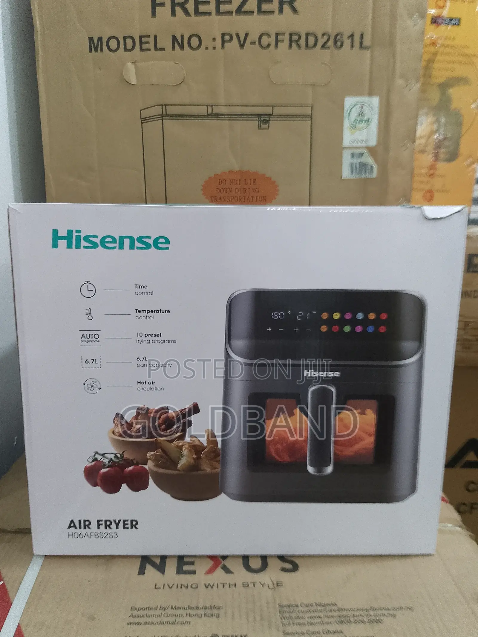 Hisense 6.7L Air Fryer With Hot Air Circulation (H06afbs2s3)