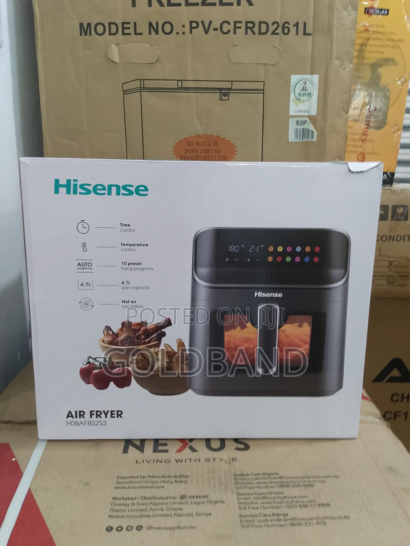 Hisense 6.7L Air Fryer With Hot Air Circulation (H06afbs2s3)