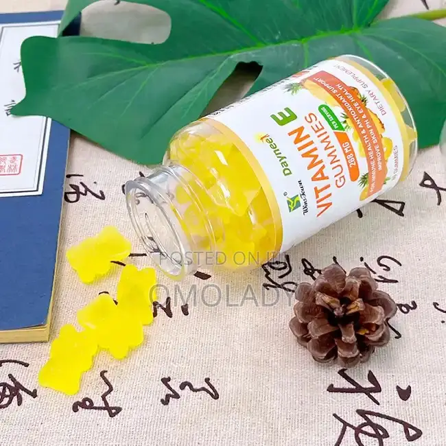 Vitamin E Gummies for Eye Health, Skin Care, Etc