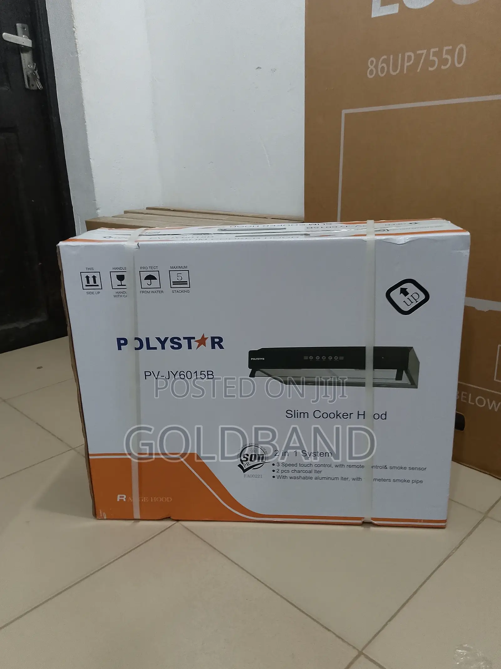 Polystar 60cm 2in1 Slim Cooker Hood (Pv-Jy6015b)