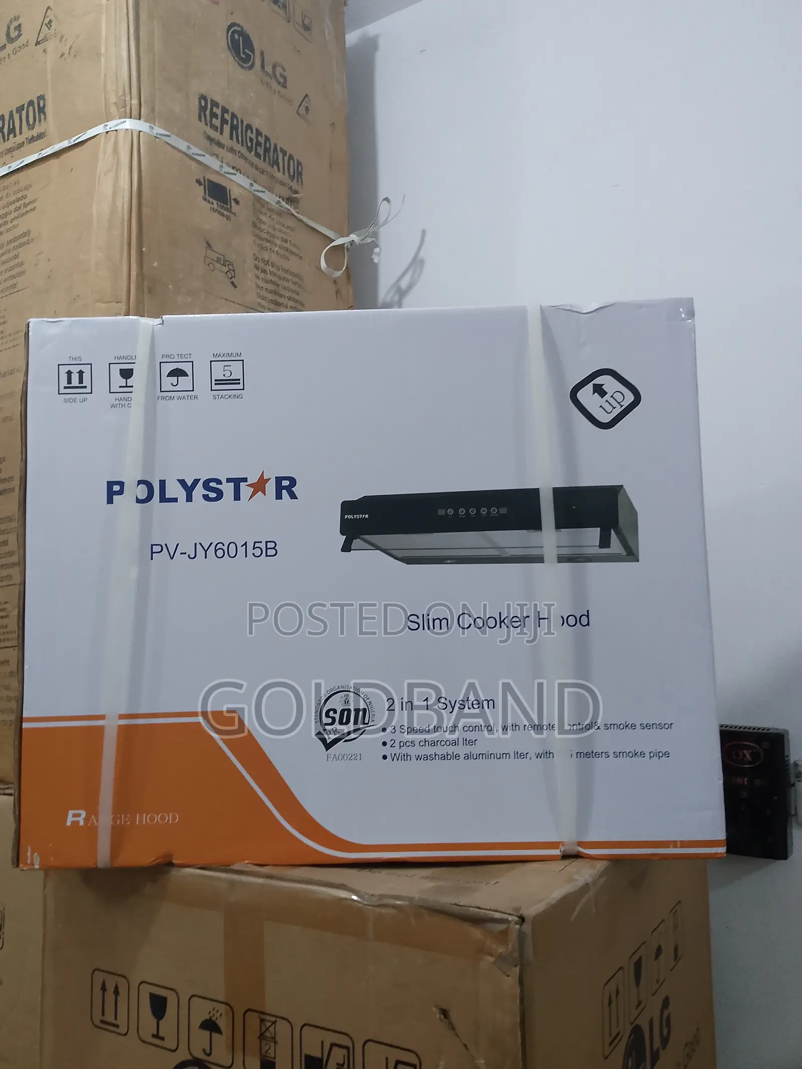 Polystar 60cm 2in1 Vent-Pro Slim Cookerhood (Pv-Jy6015b)