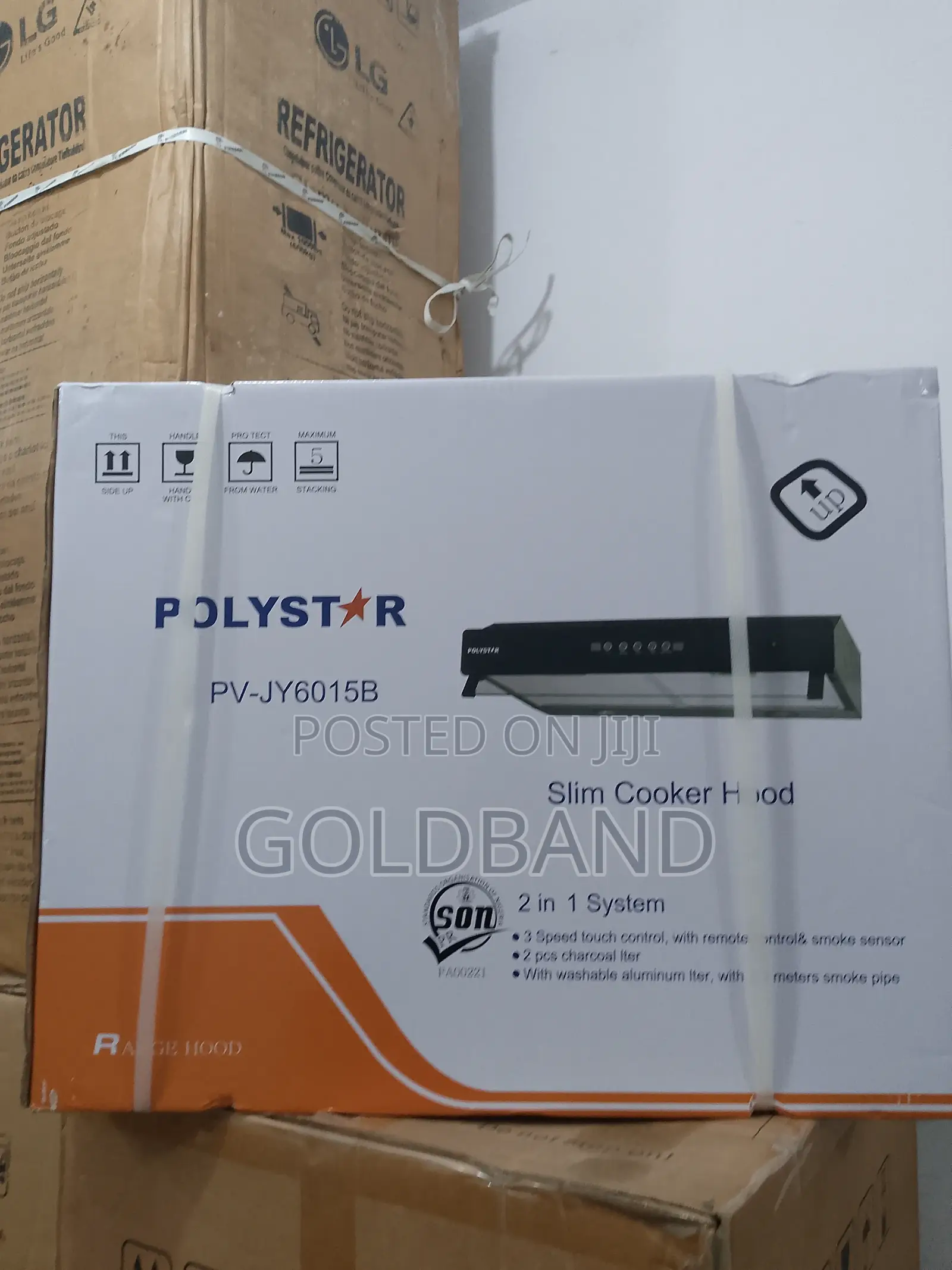 Polystar 60cm 2in1 Vent-Pro Slim Cookerhood (Pv-Jy6015b)