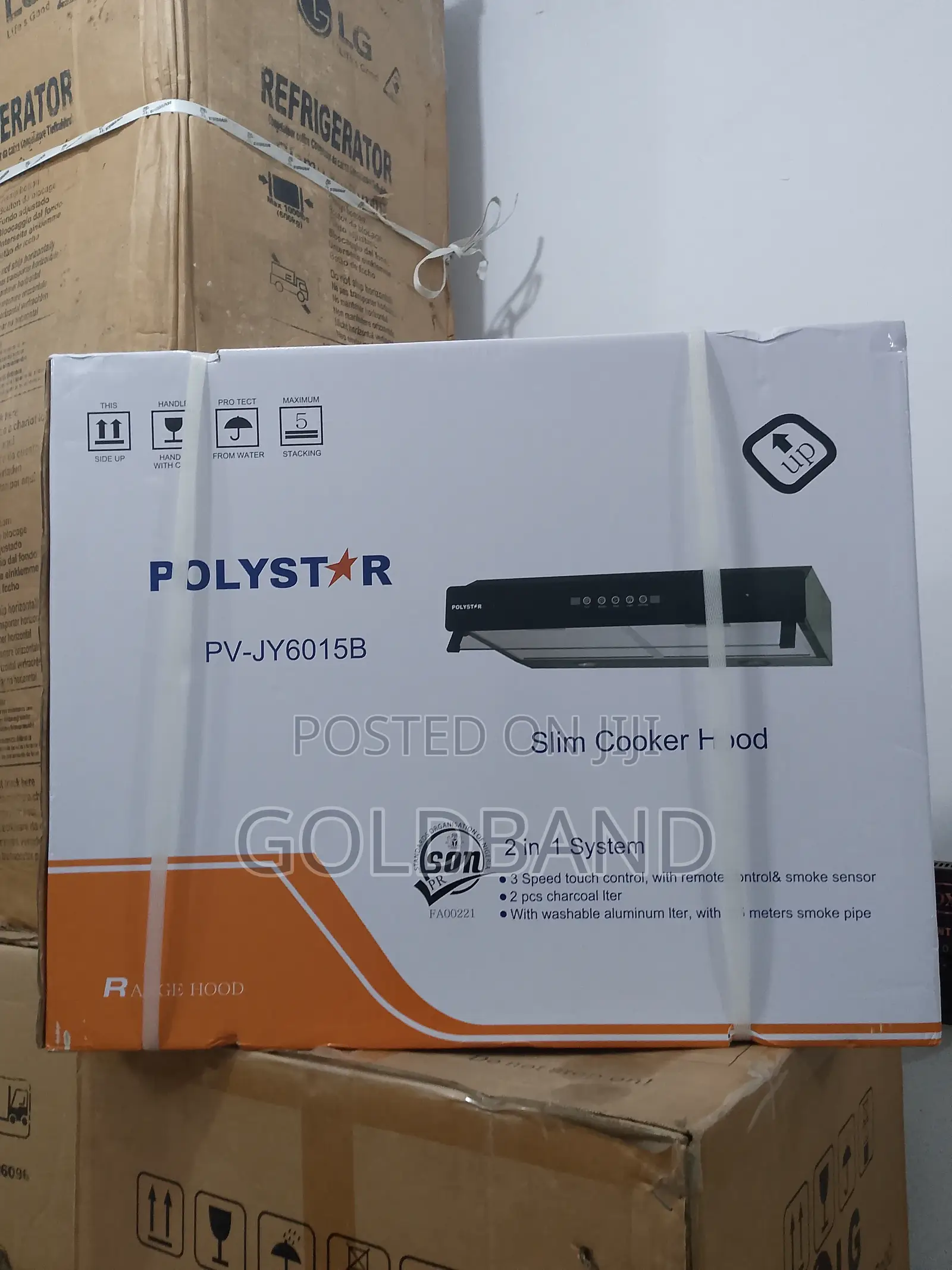 Polystar 60cm 2in1 Slim Cooker Hood (Cooker-Catcher)