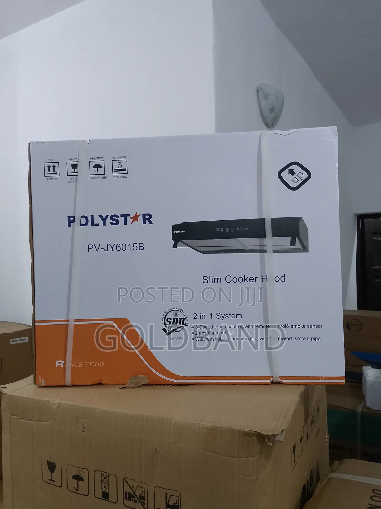 Polystar 60cm 2in1 Slim Cooker Hood (Cooker-Catcher)
