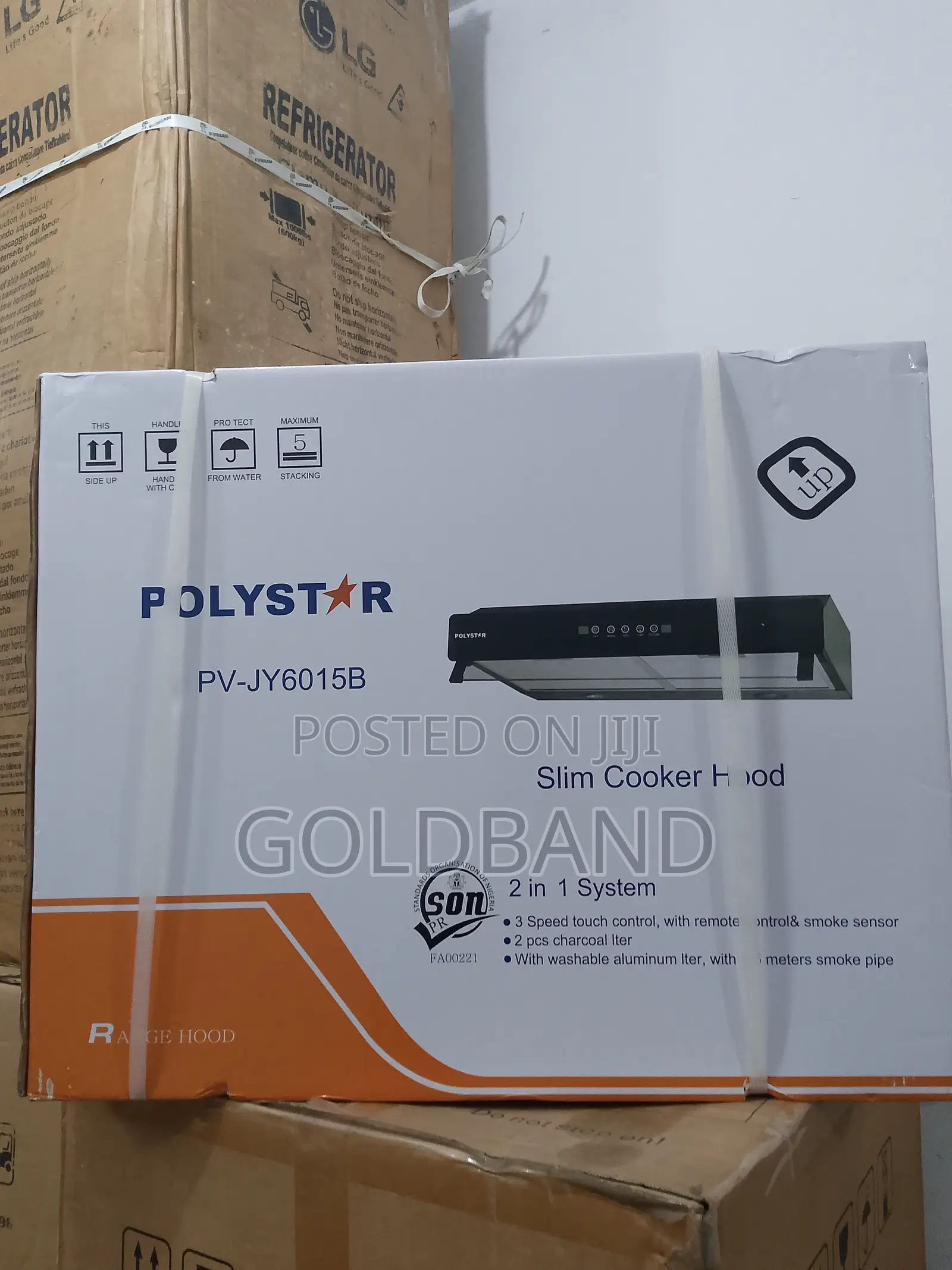 Polystar 60cm Slim Cookerhood (Heat-Extractor)