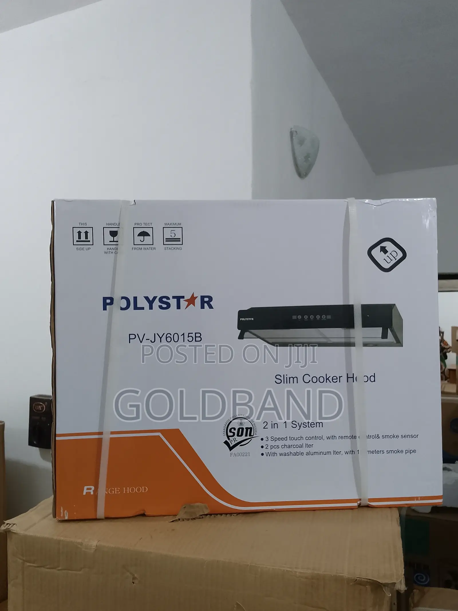 Polystar 60cm Kitchen Crown Slim Cooker Hood (Pv-Jy6015b)