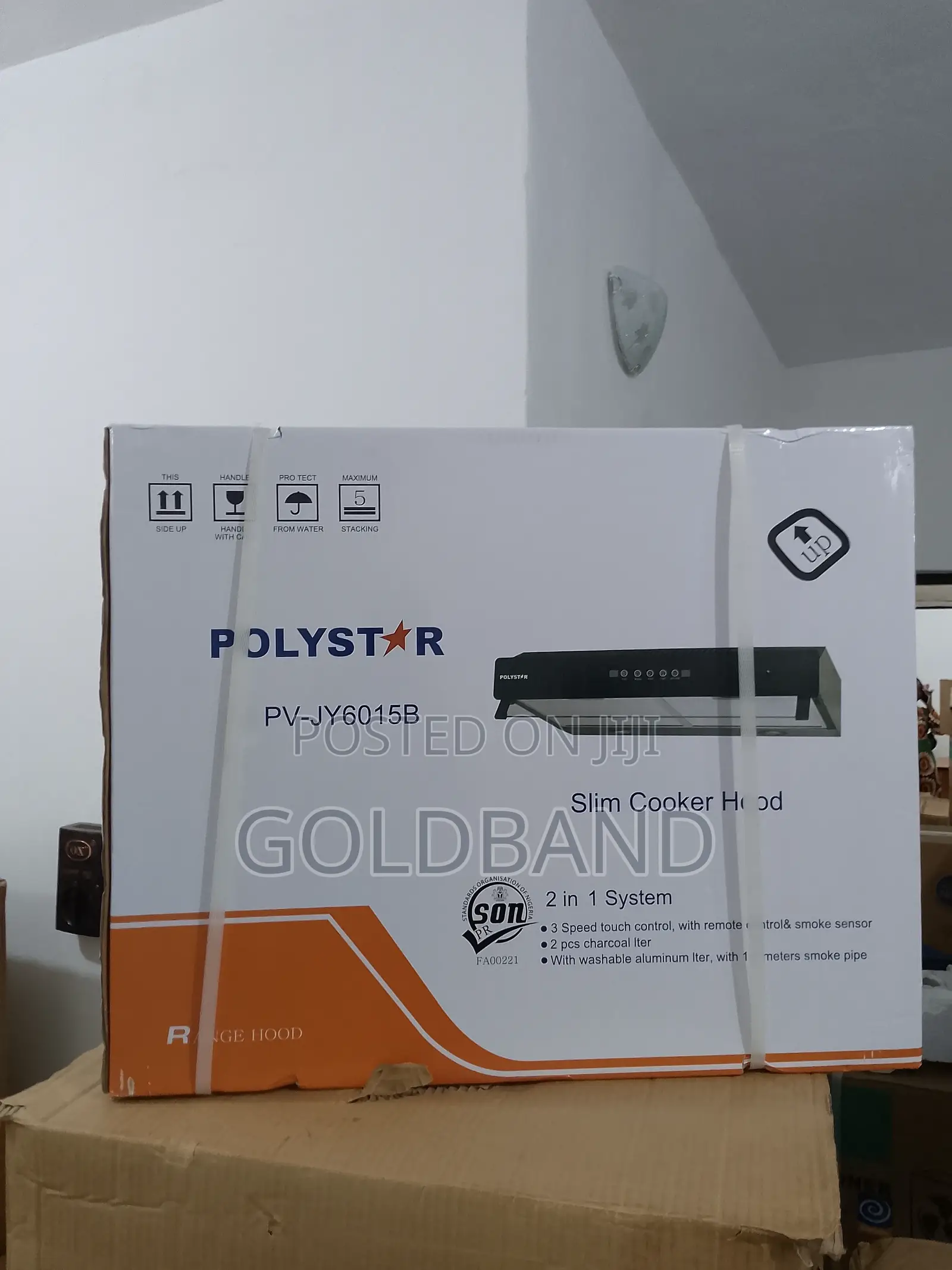 Polystar 60cm 2in1 Ventilation-Vogue Slim Cookerhood