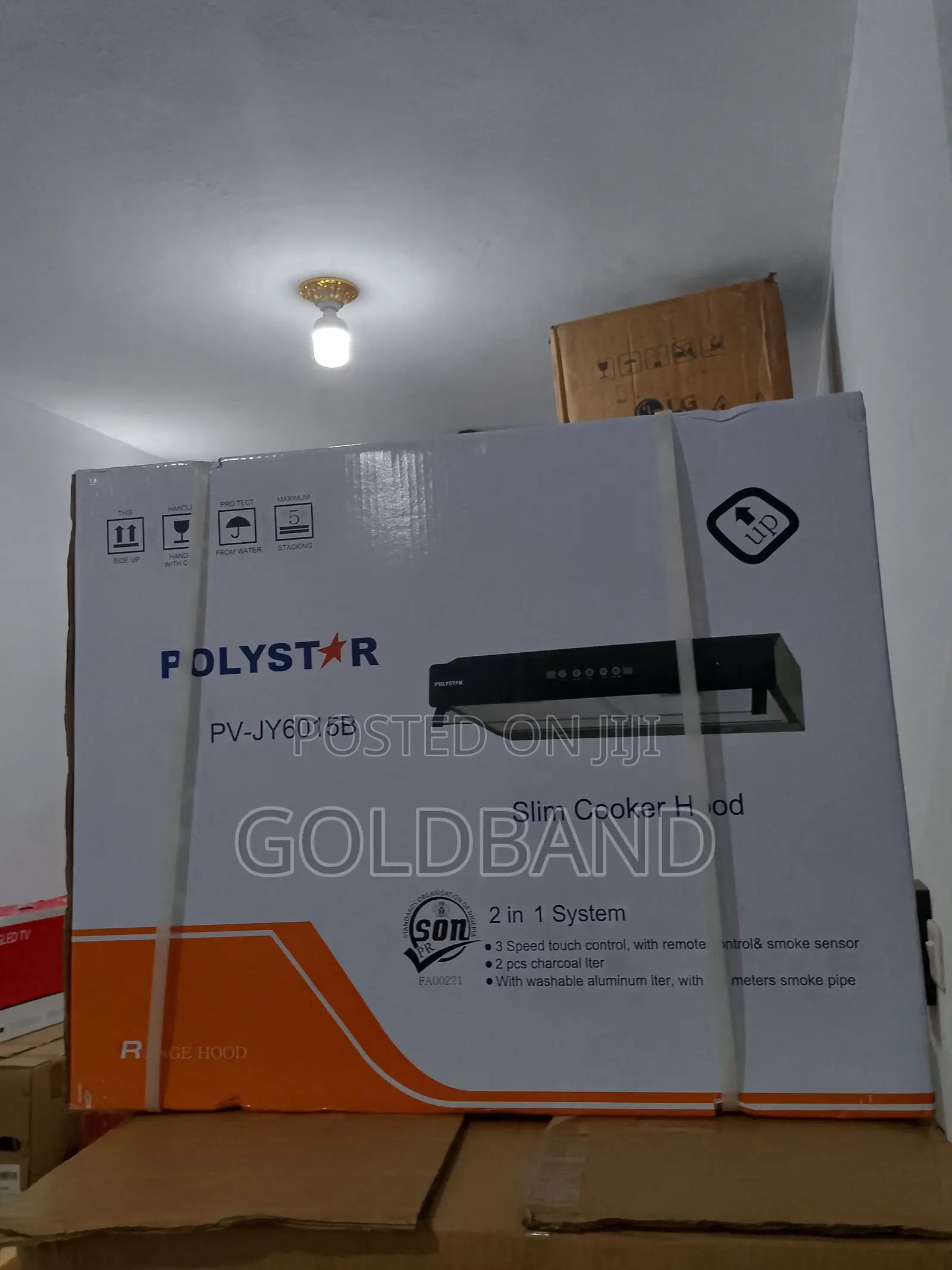Polystar 60cm Smoke-Purifier Slim Cookerhood (Pv-Jy6015b)
