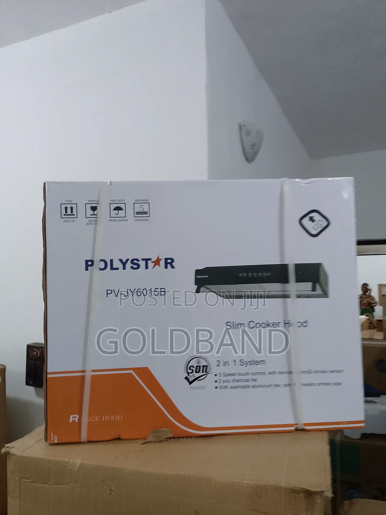 Polystar 60cm Smoke-Purifier Slim Cookerhood (Pv-Jy6015b)