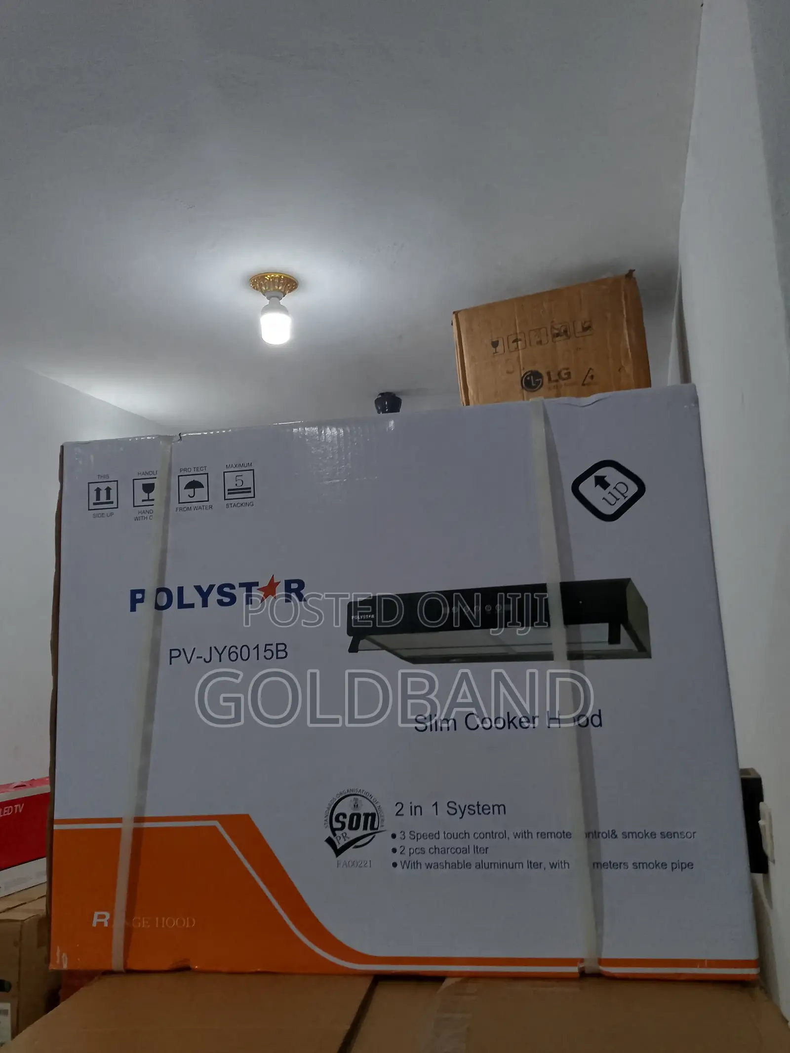 Polystar 60cm Air-Purification Slim Cookerhood (Pv-Jy6015b)
