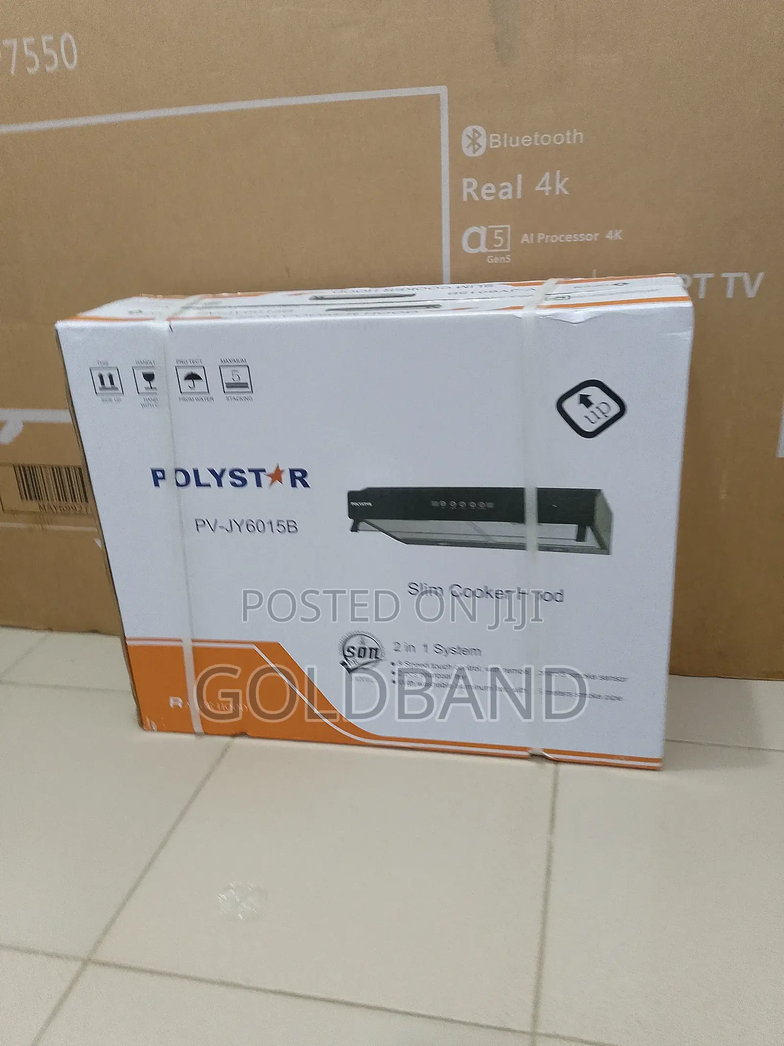 Polystar 60cm 2in1 Slim Cookerhood (Kitchen-Crown)