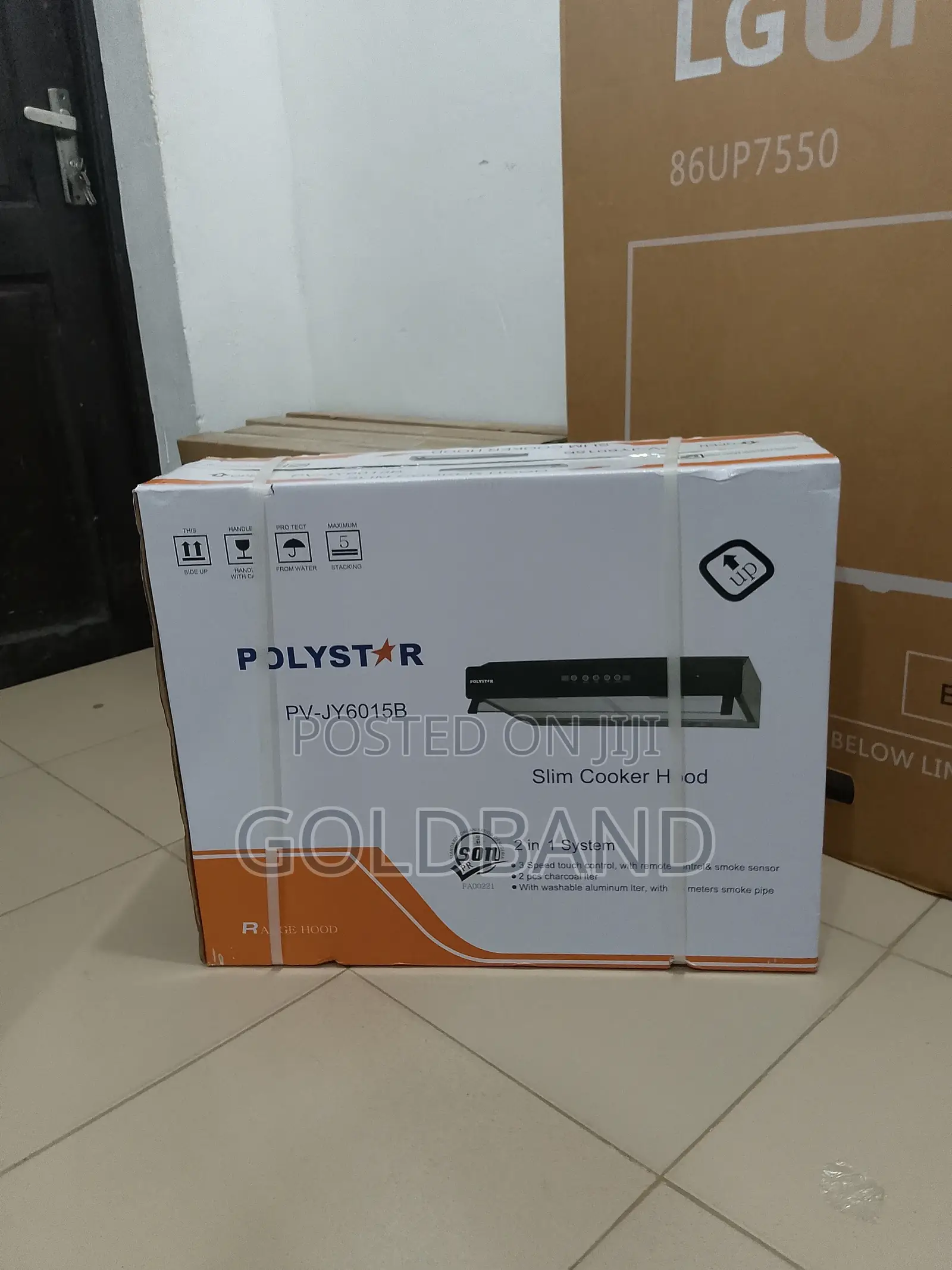 Polystar 60cm 2in1 Slim Cookerhood (Kitchen Workshore)